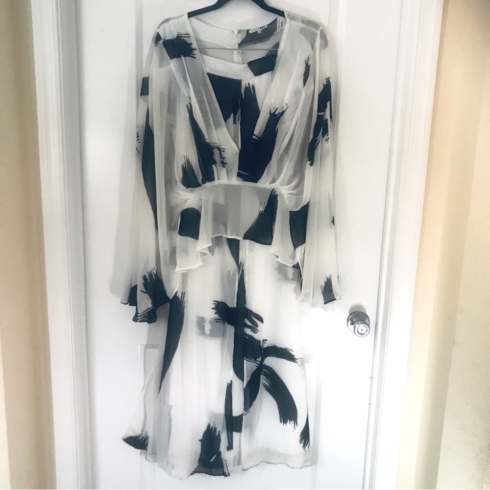 Fashion Nova - 2-Piece Set - Black & White - Women 2X